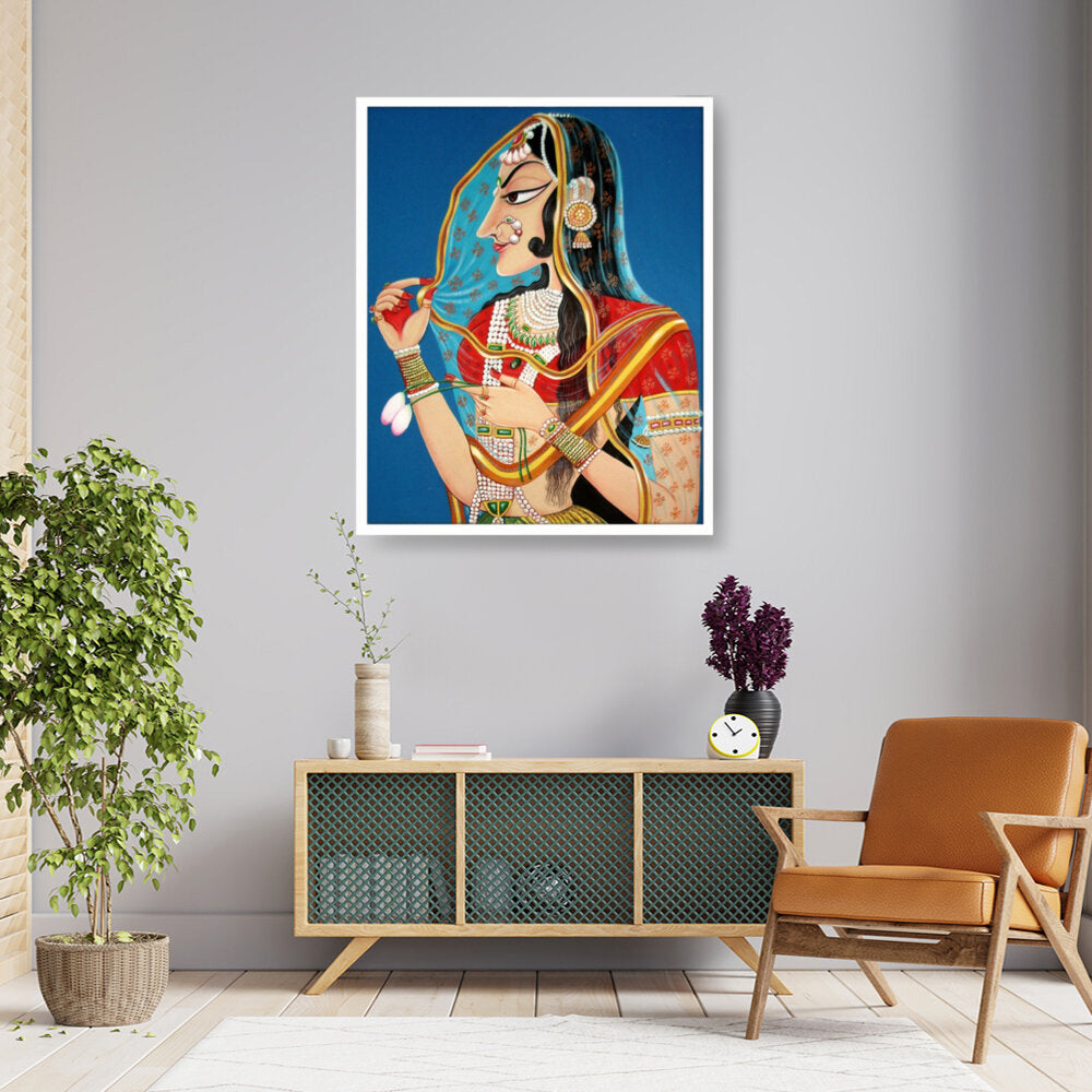 Bani Thani - Framed Canvas