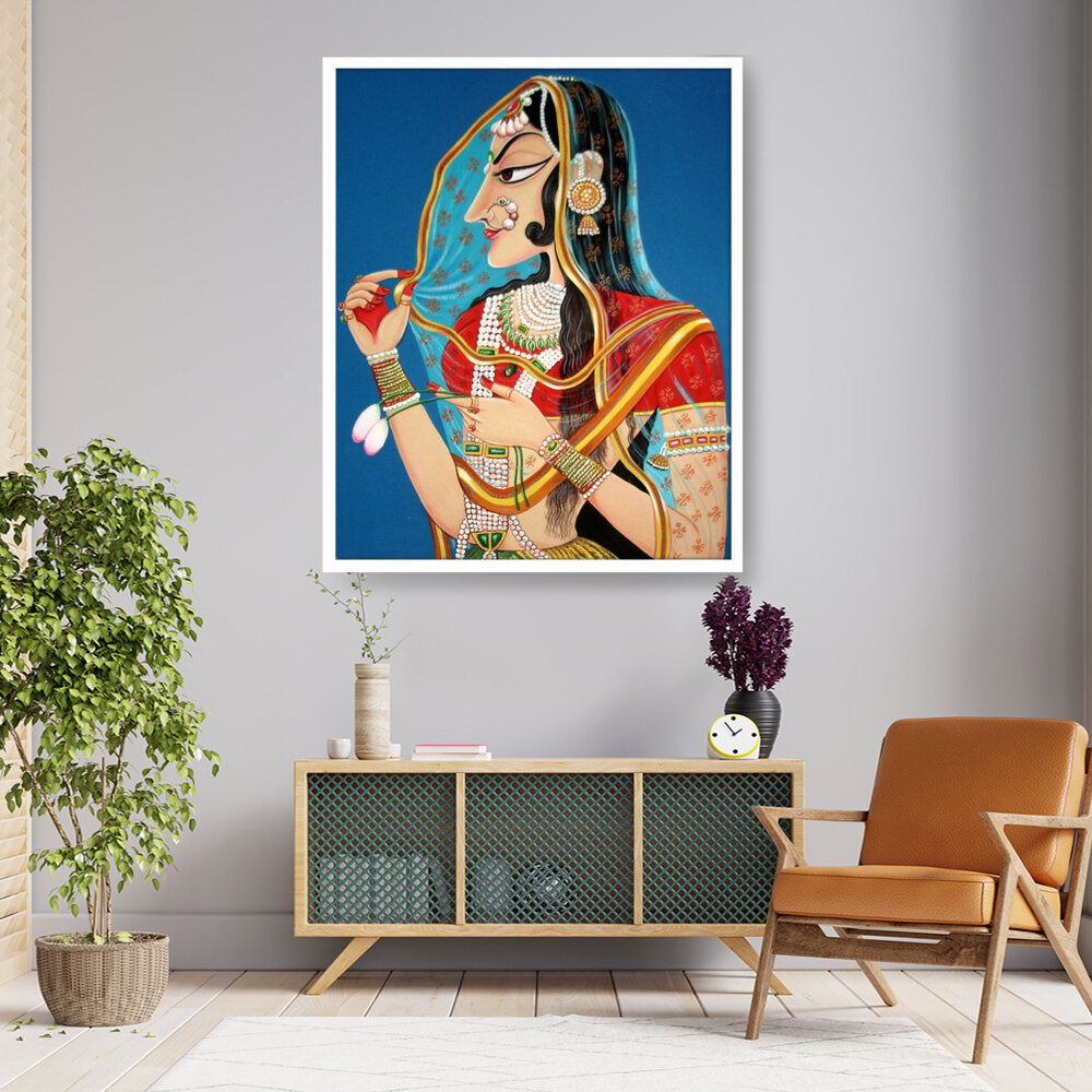 Bani Thani - Framed Canvas