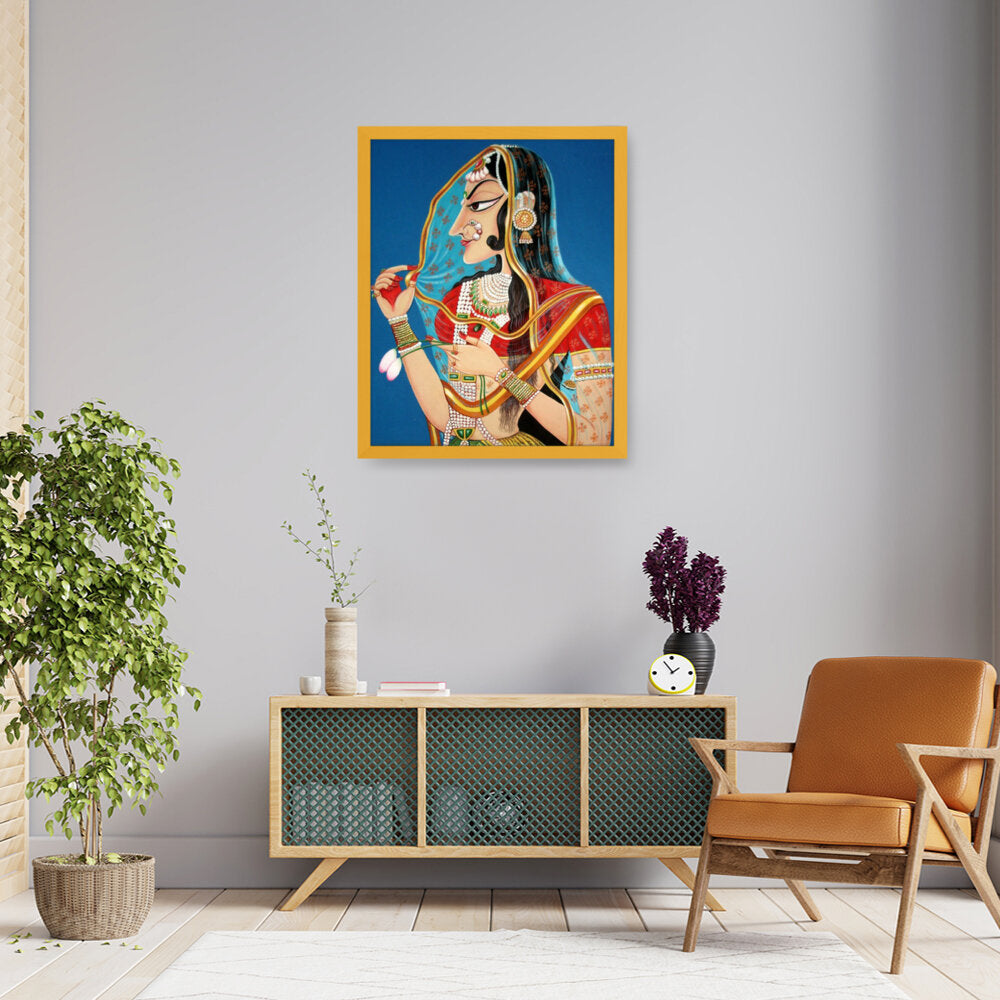 Bani Thani - Framed Canvas