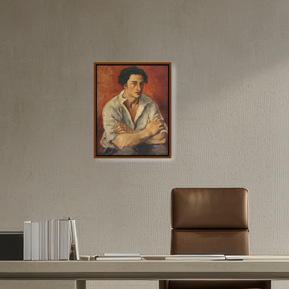 Portrait Of A Young Man - FLOATING FRAME