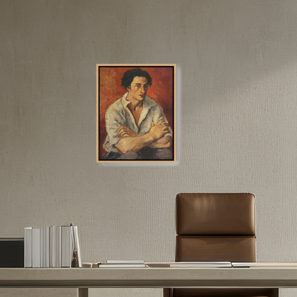 Portrait Of A Young Man - FLOATING FRAME