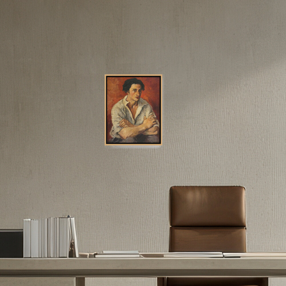 Portrait Of A Young Man - FLOATING FRAME