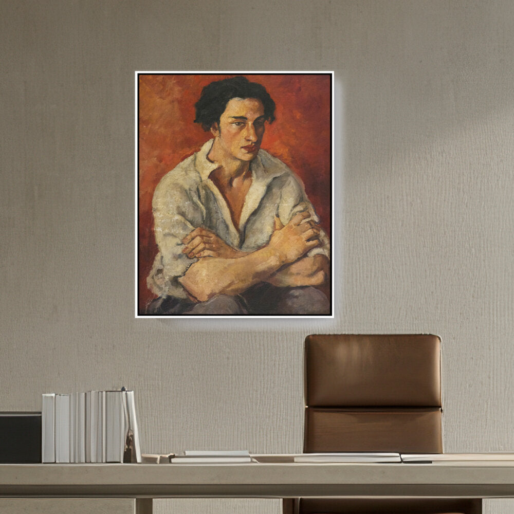 Portrait Of A Young Man - FLOATING FRAME