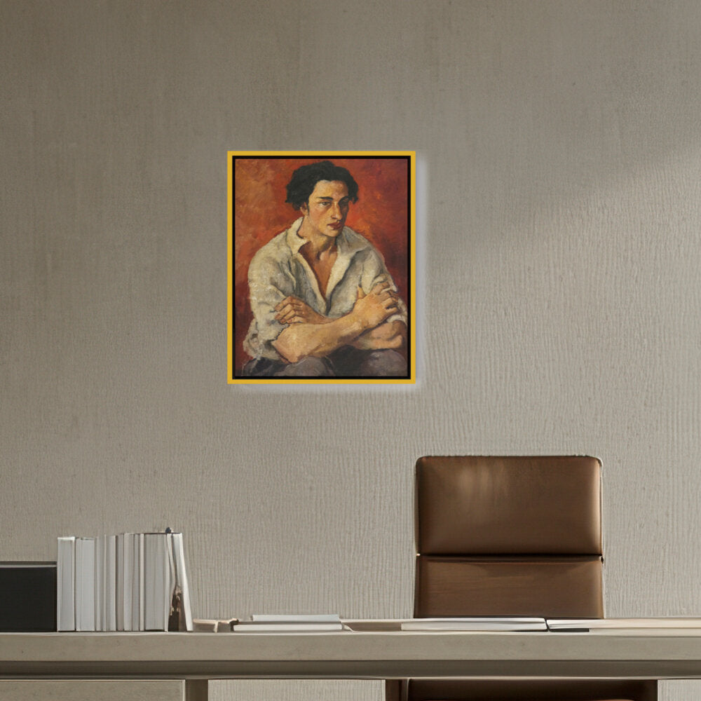 Portrait Of A Young Man - FLOATING FRAME