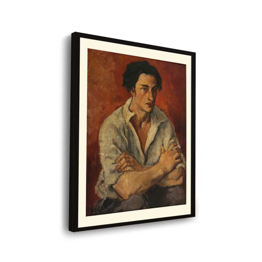 Portrait Of A Young Man - WALL MOUNT FRAME