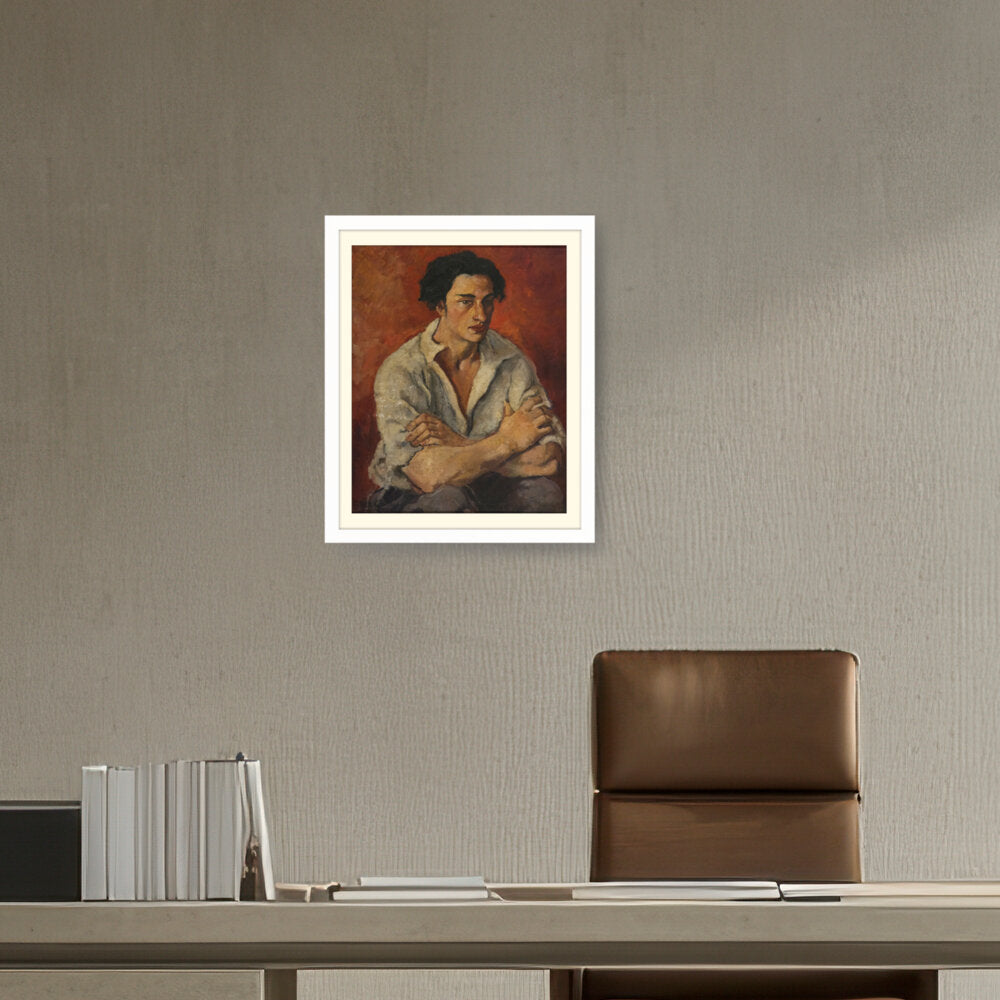 Portrait Of A Young Man - WALL MOUNT FRAME