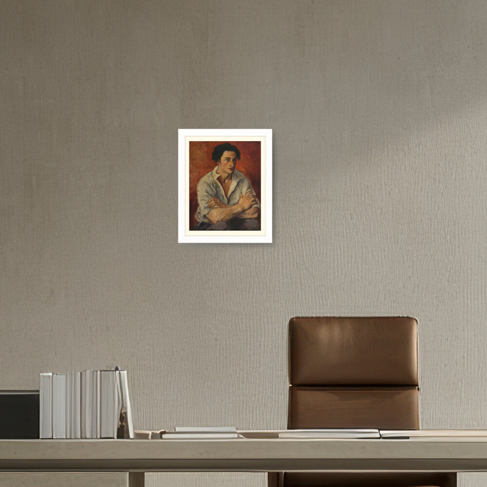 Portrait Of A Young Man - WALL MOUNT FRAME