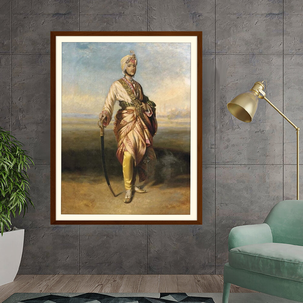 The Maharaja Dalip Singh - WALL MOUNT FRAME