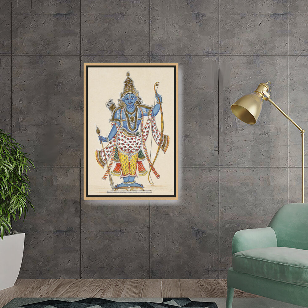Rama Holding Arrows - FLOATING FRAME