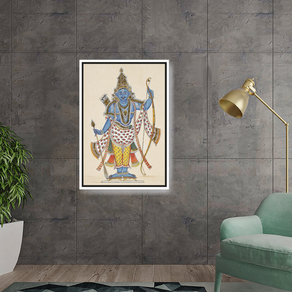 Rama Holding Arrows - FLOATING FRAME