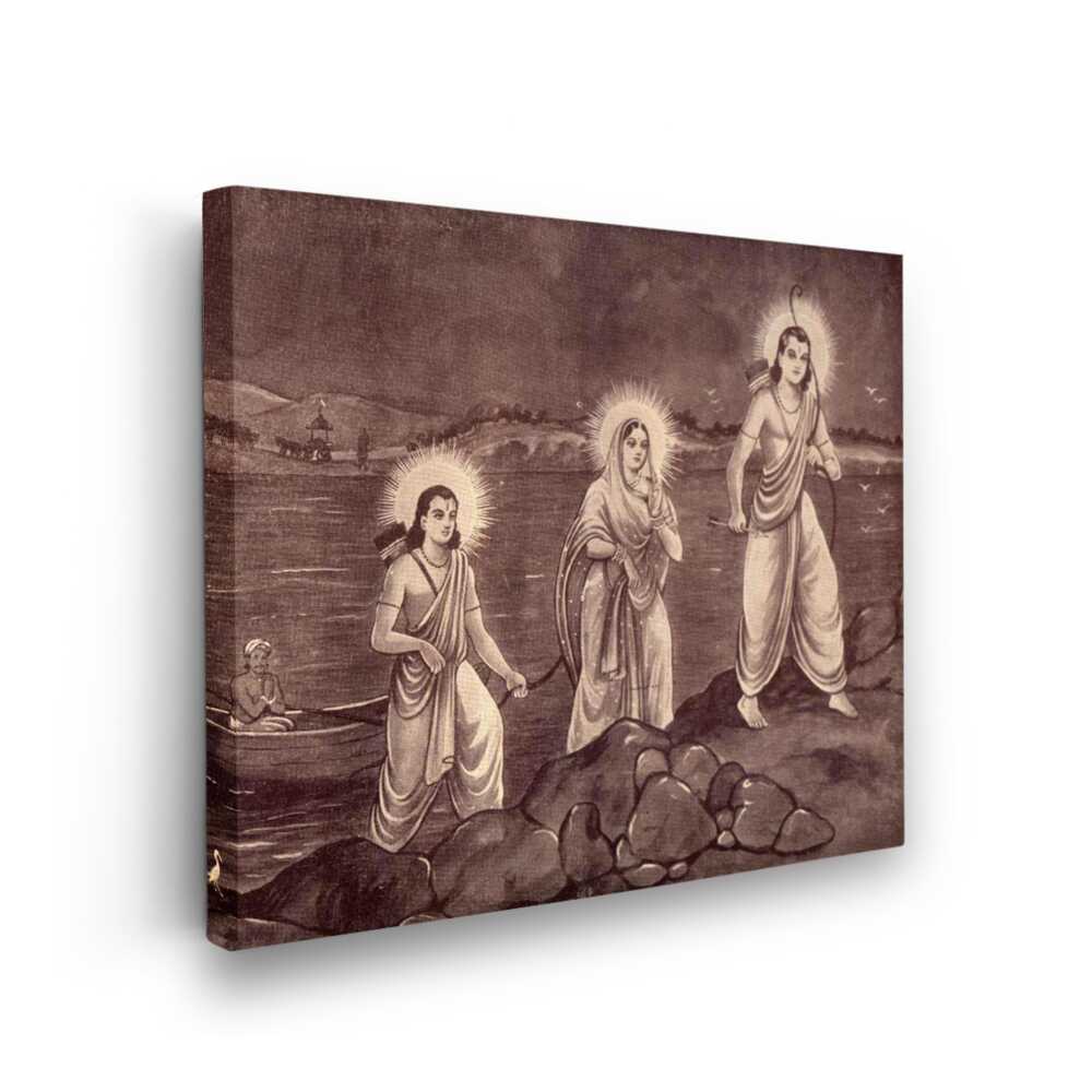 Picasoul - Picasoul Curated - Rama With Sita And Laxman - Wall Decor