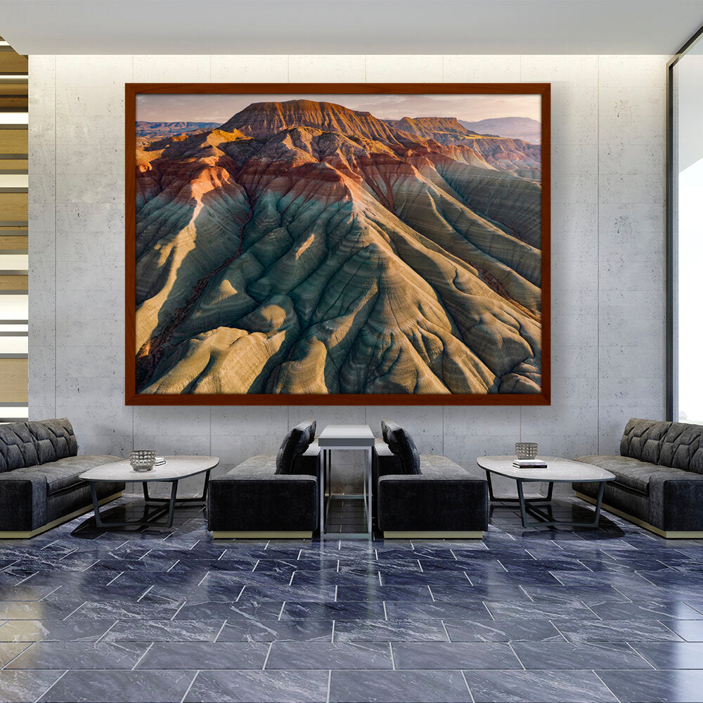 Rock Formations - Framed Canvas