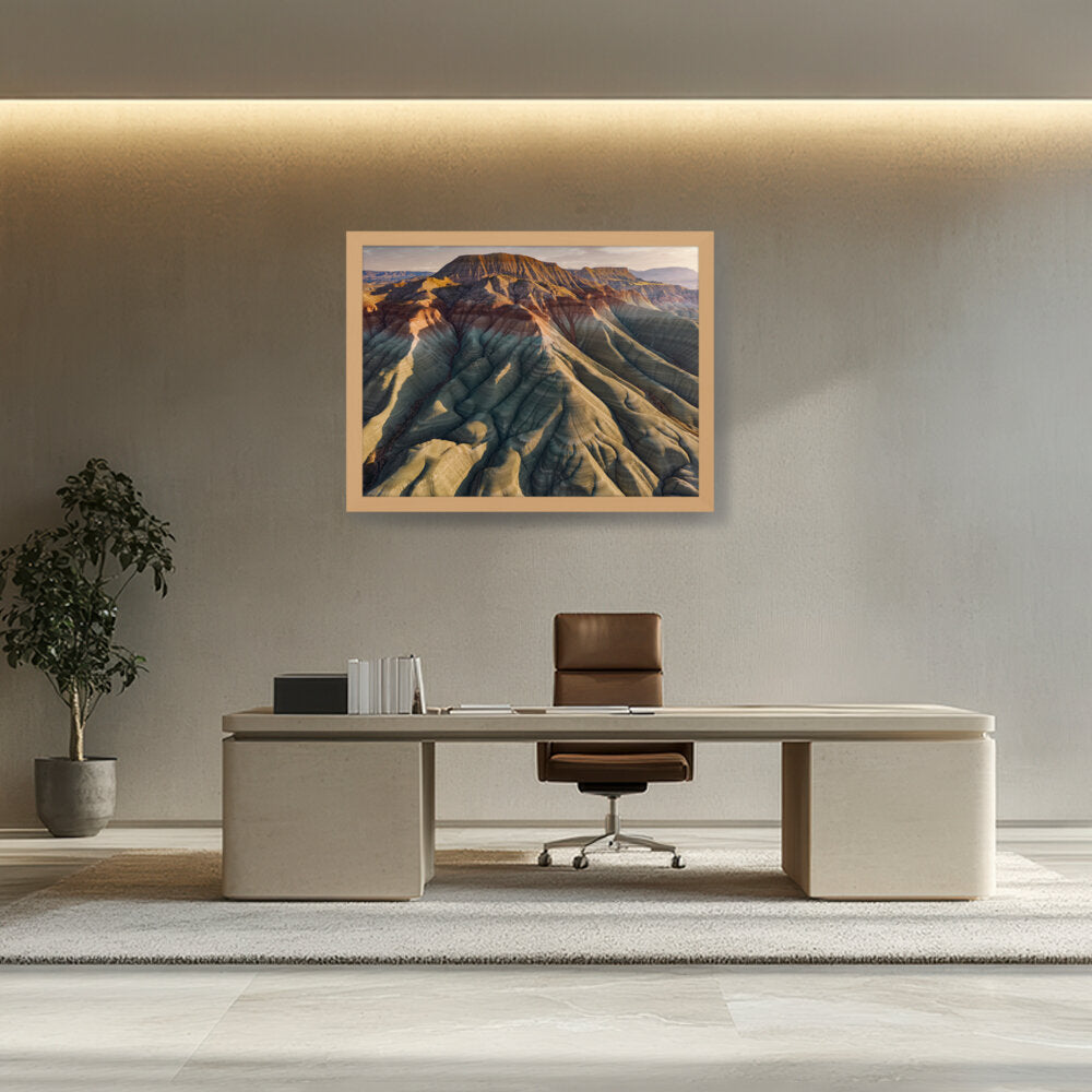 Rock Formations - Framed Canvas