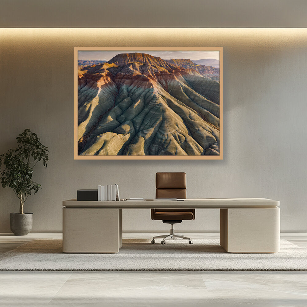 Rock Formations - Framed Canvas