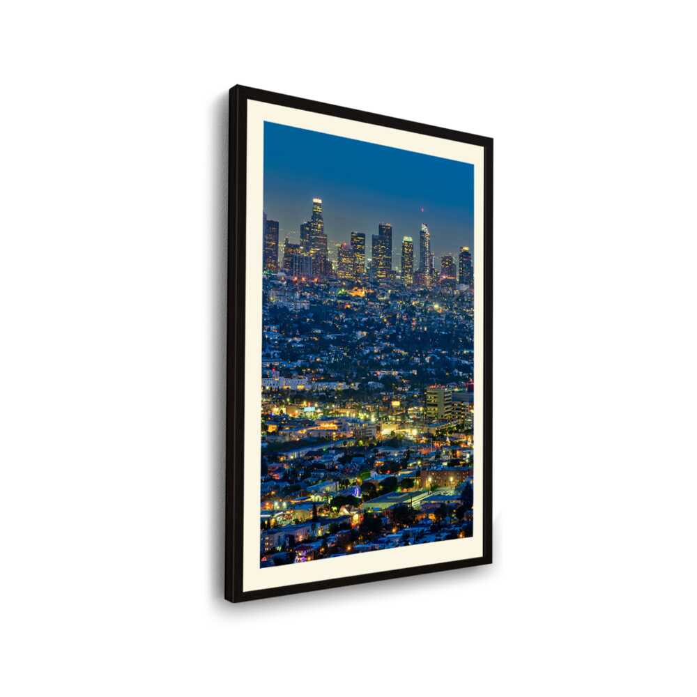 Scenic View Of Los Angeles - WALL MOUNT FRAME