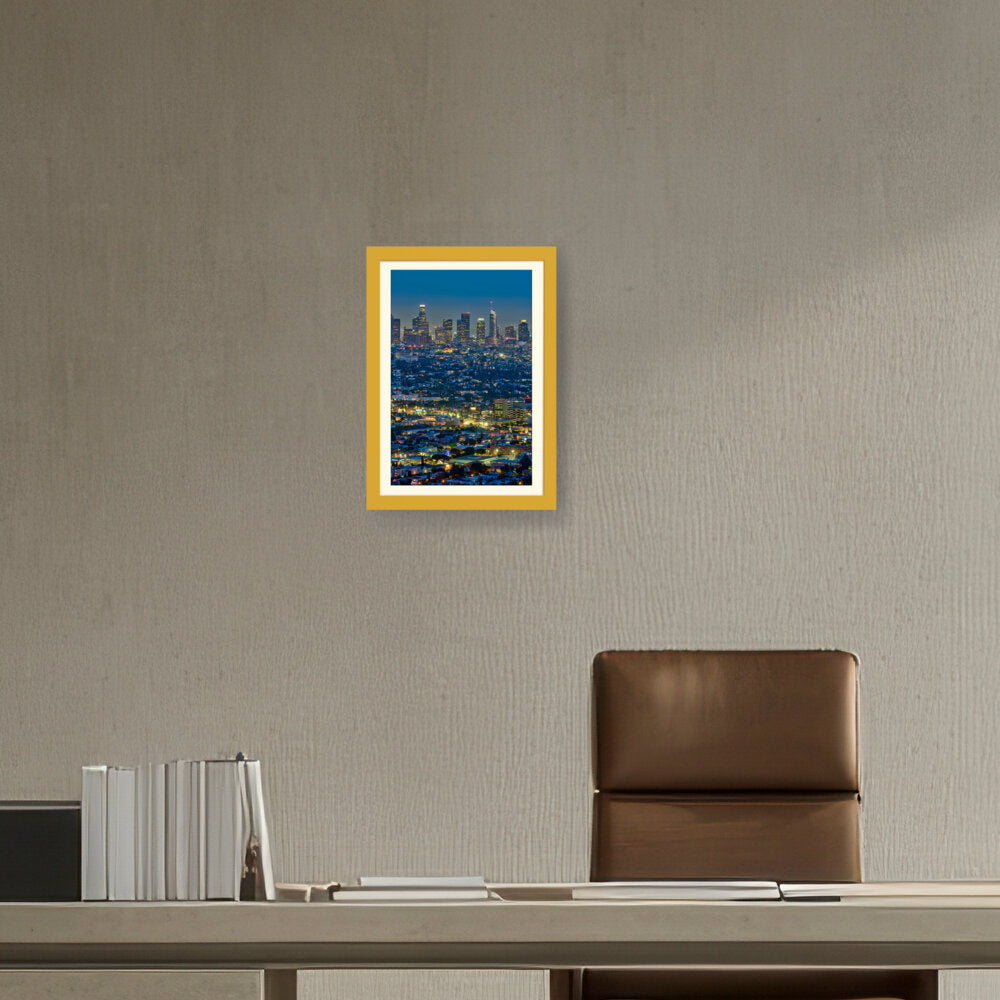 Scenic View Of Los Angeles - WALL MOUNT FRAME