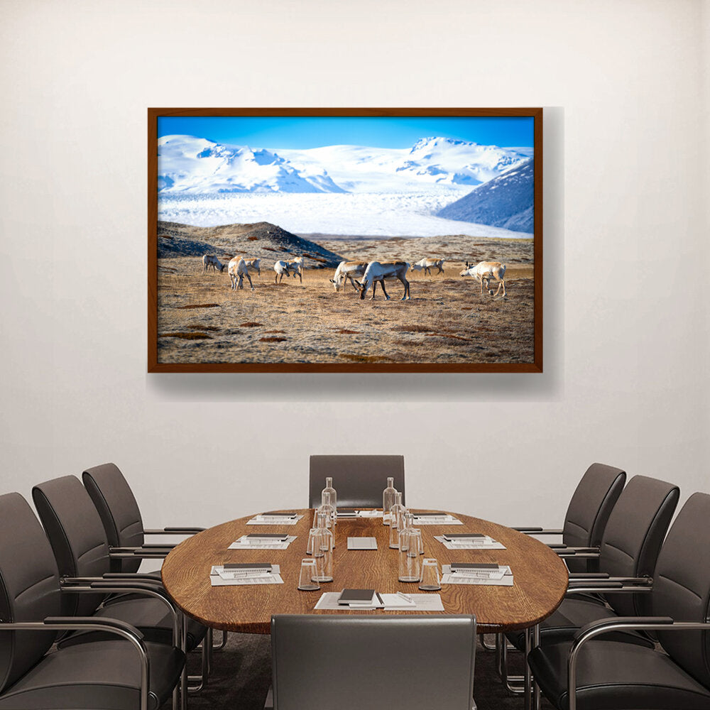 Iceland In October - Framed Canvas