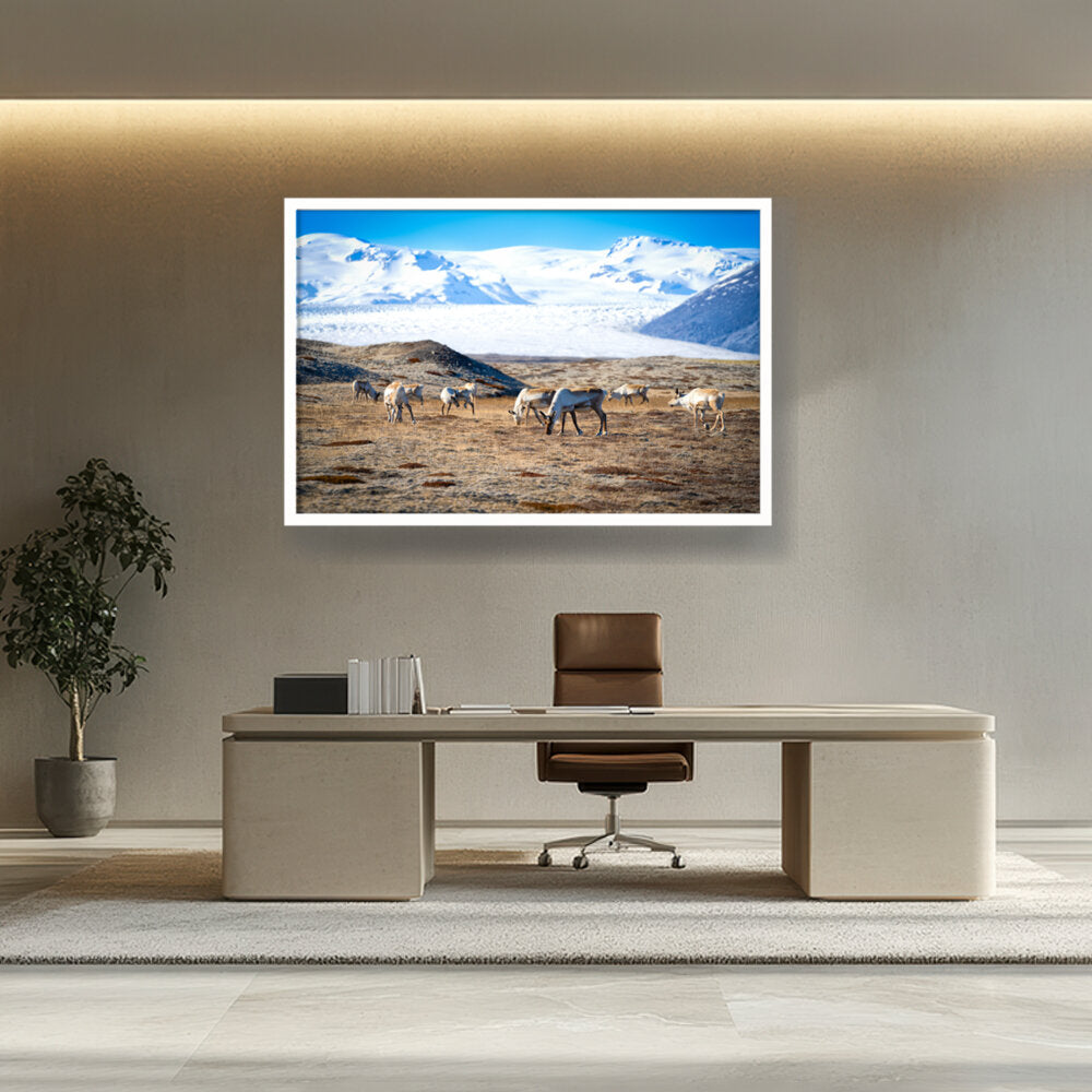 Iceland In October - Framed Canvas