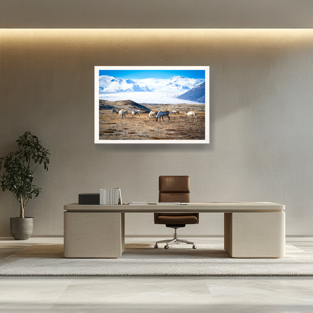 Iceland In October - Framed Canvas