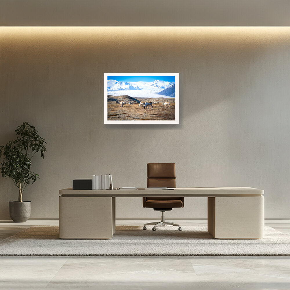 Iceland In October - Framed Canvas