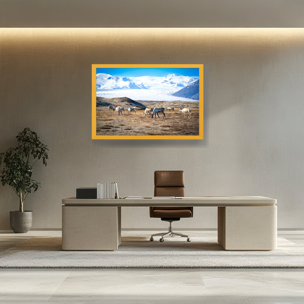 Iceland In October - Framed Canvas