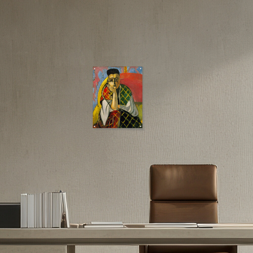 Odalisque With Gray Pants - Acrylic Wall Photo