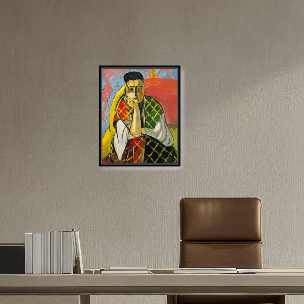 Odalisque With Gray Pants - FLOATING FRAME