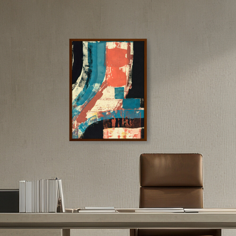 The Redemption Of Uncertainty - Framed Canvas