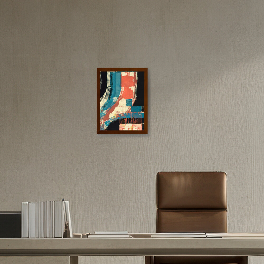 The Redemption Of Uncertainty - Framed Canvas