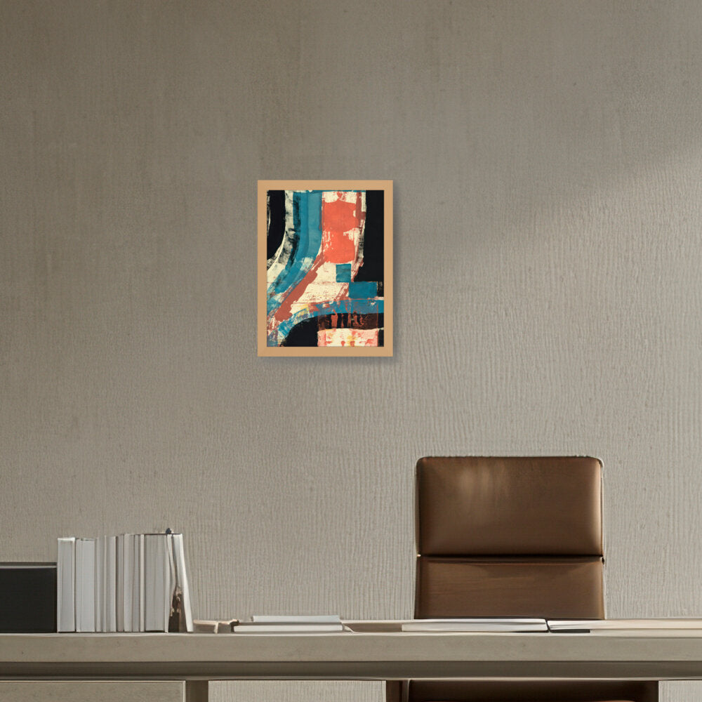 The Redemption Of Uncertainty - Framed Canvas