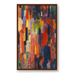 Madame Kupka Among Verticals - Framed Canvas