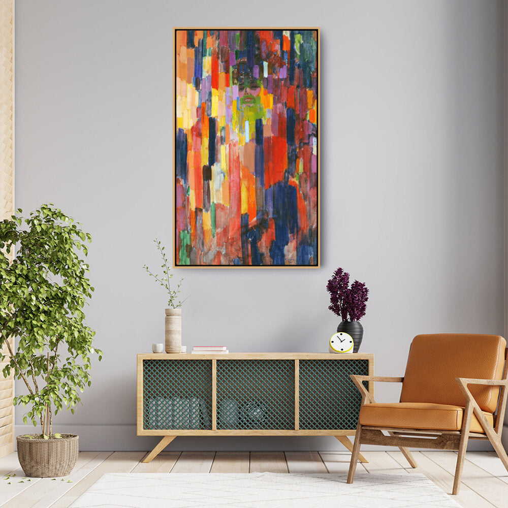 Madame Kupka Among Verticals - FLOATING FRAME