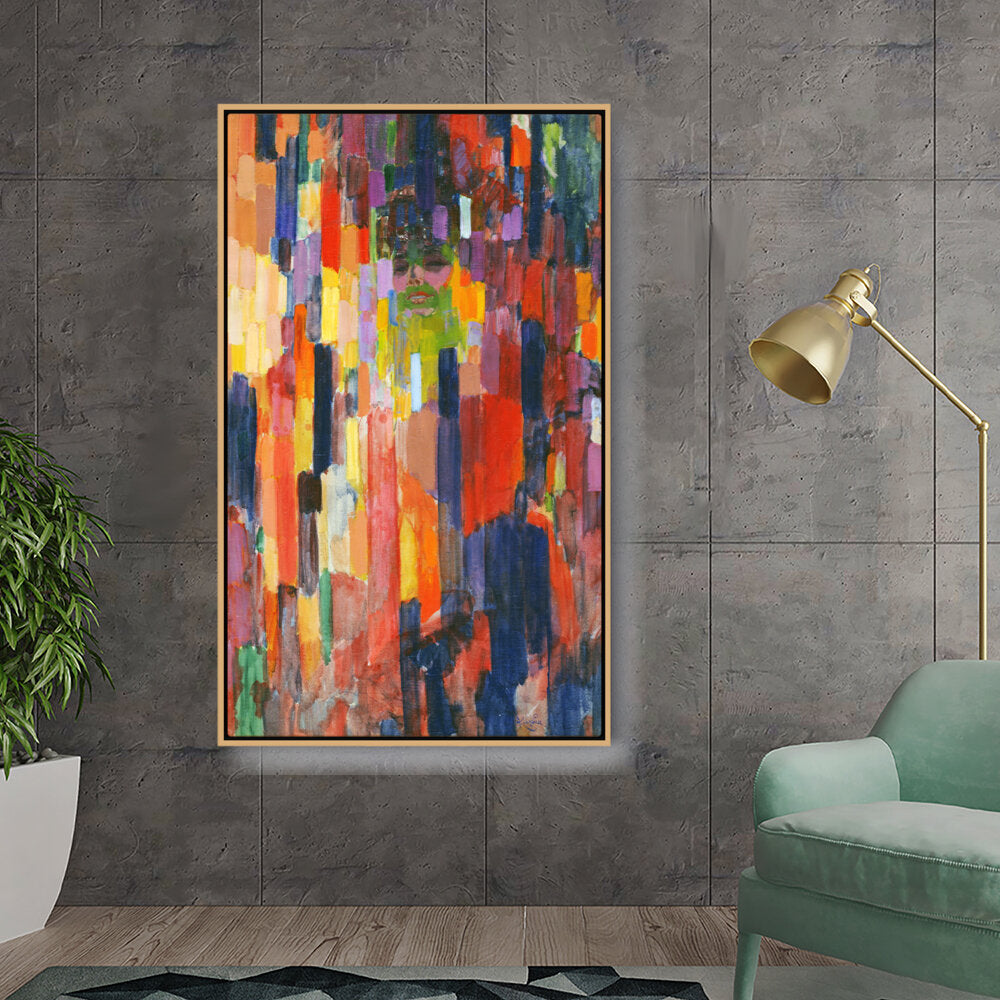Madame Kupka Among Verticals - FLOATING FRAME