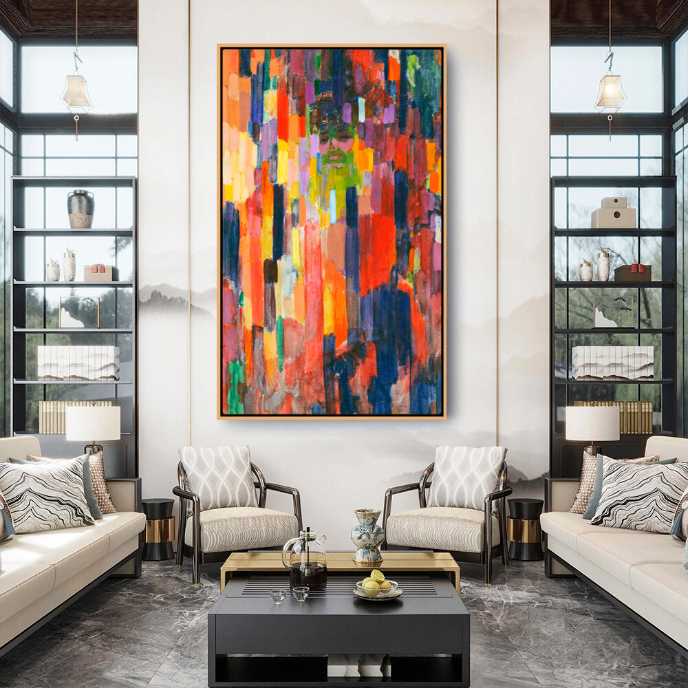 Madame Kupka Among Verticals - FLOATING FRAME