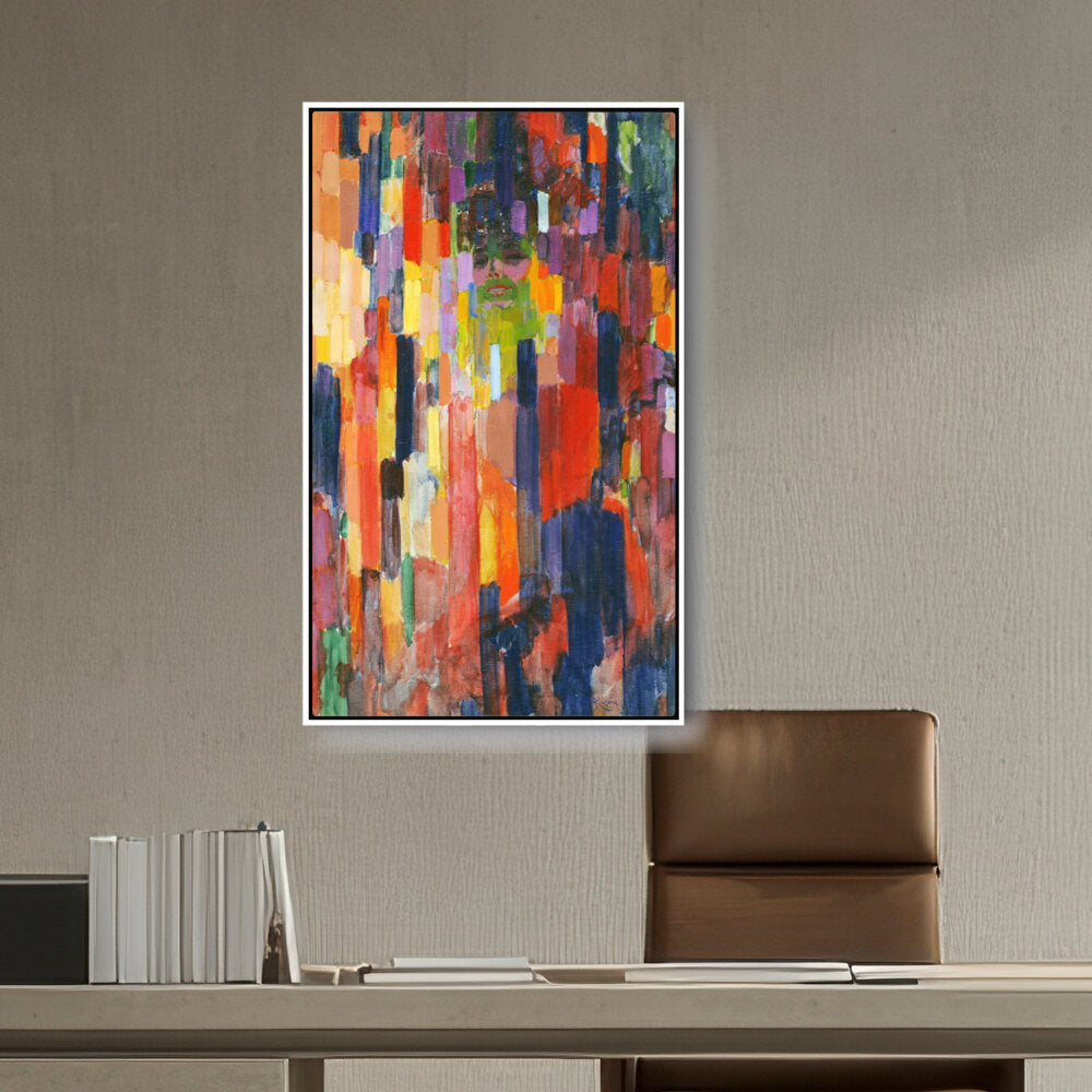Madame Kupka Among Verticals - FLOATING FRAME