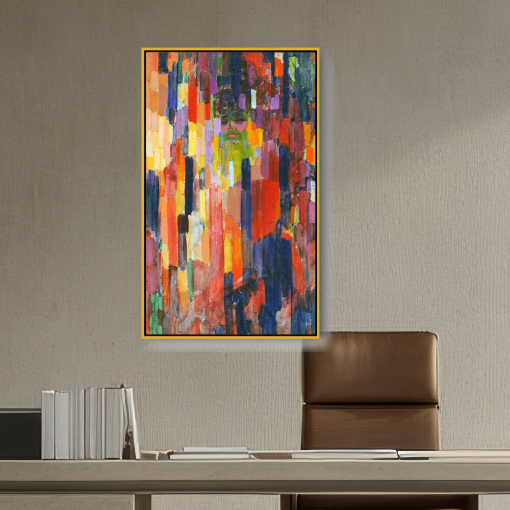 Madame Kupka Among Verticals - FLOATING FRAME