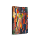 Madame Kupka Among Verticals - Wall Canvas