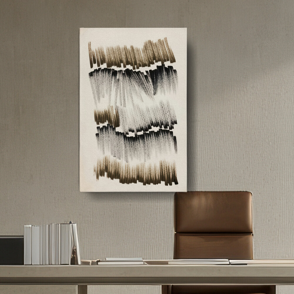 Ephemeral Strokes Painting - Wall Canvas