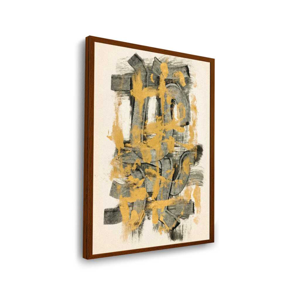 Abstract Motif - Framed Canvas