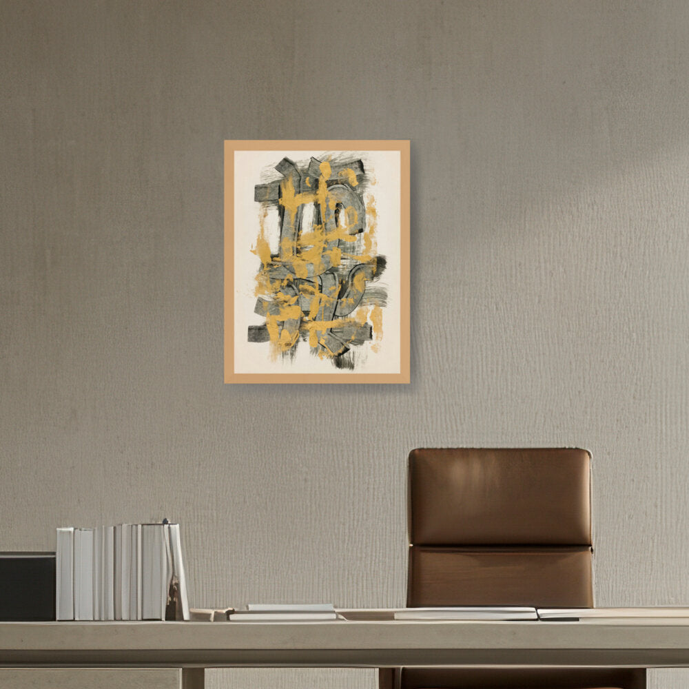 Abstract Motif - Framed Canvas