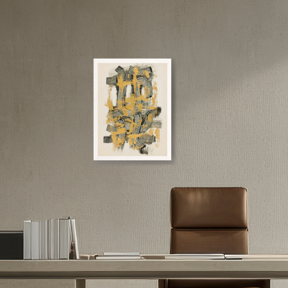 Abstract Motif - Framed Canvas