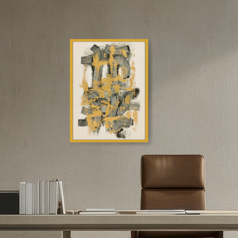 Abstract Motif - Framed Canvas