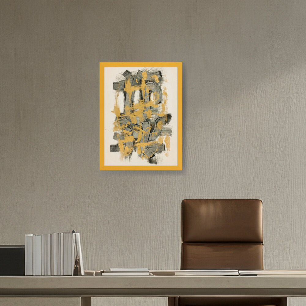 Abstract Motif - Framed Canvas