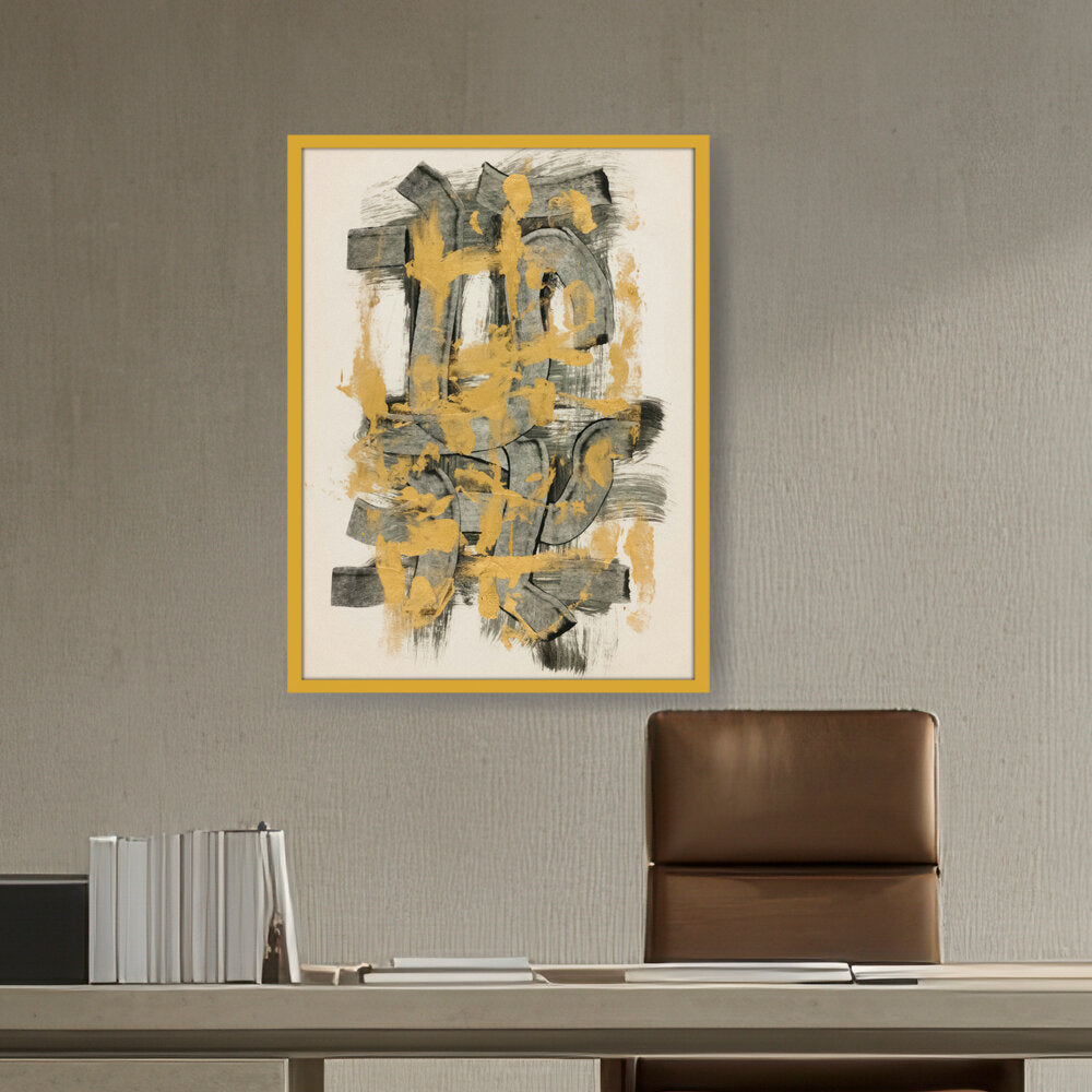 Abstract Motif - Framed Canvas