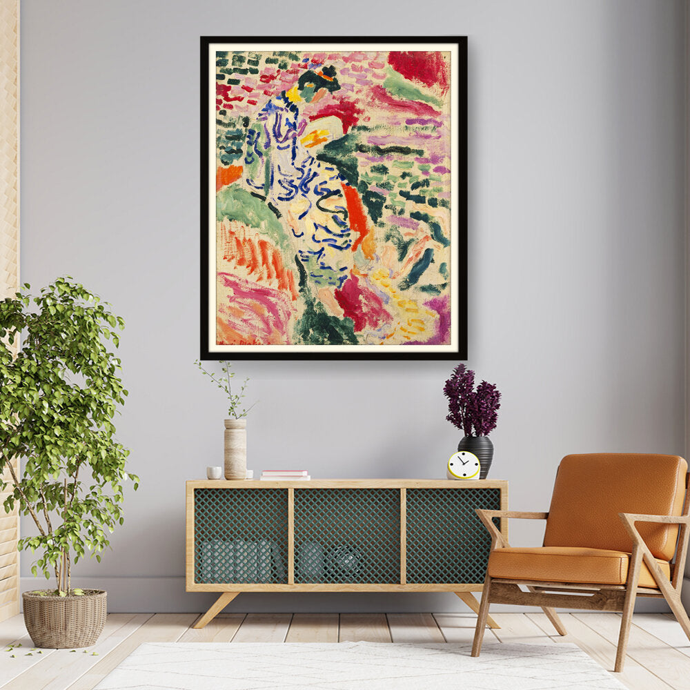 Japanese Woman - WALL MOUNT FRAME