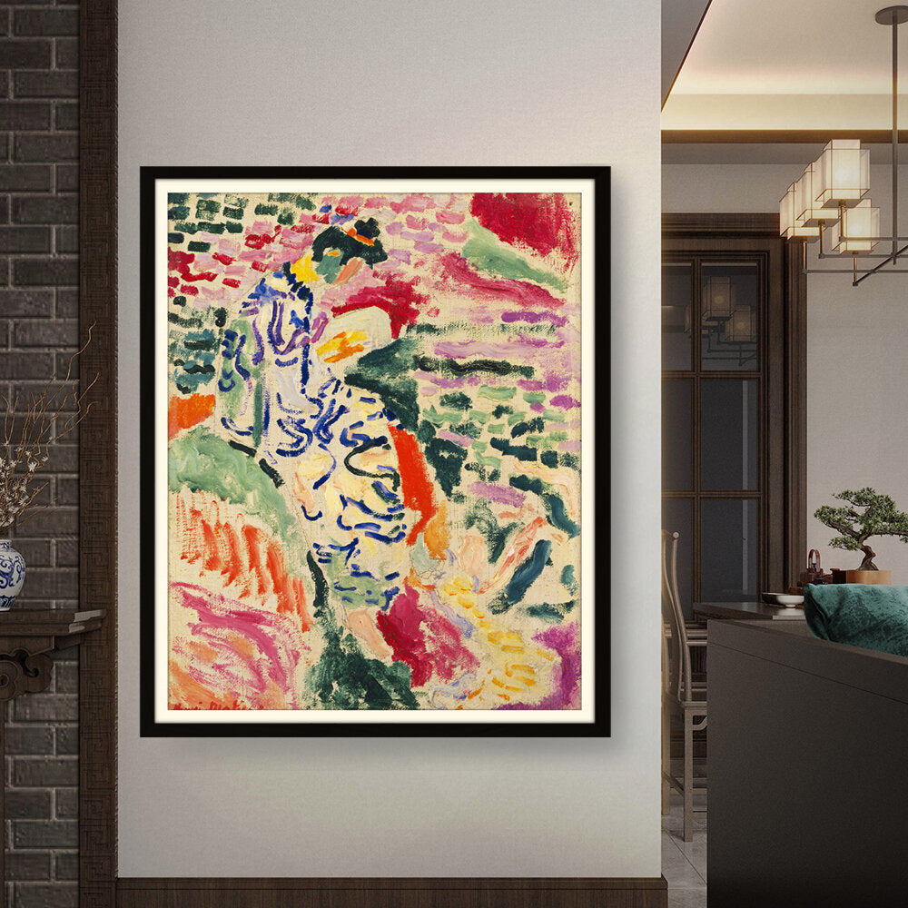 Japanese Woman - WALL MOUNT FRAME