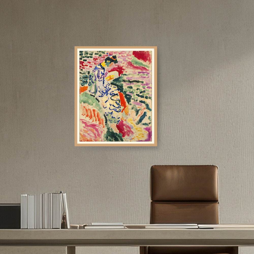 Japanese Woman - WALL MOUNT FRAME