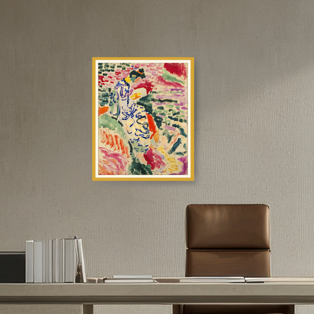 Japanese Woman - WALL MOUNT FRAME