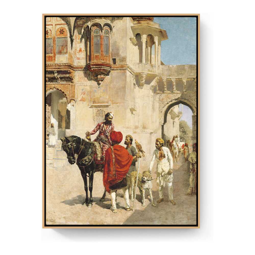 Departure For The Hunt - FLOATING FRAME