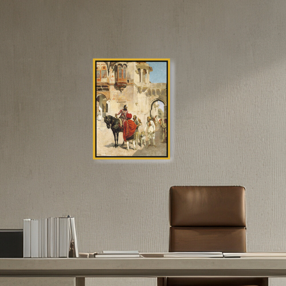 Departure For The Hunt - FLOATING FRAME